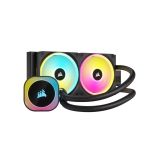 Corsair CW-9061001-WW iCUE LINK H100i RGB AIO Liquid CPU Cooler 240mm Radiator QX120 RGB Fans Intel/AMD Supported