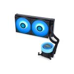 Lian-Li GALAHAD II Lite 240mm RGB Fans - Customizable Lighting Effects and ARGB Pump Block Low Noise Hydraulic Bearing Design