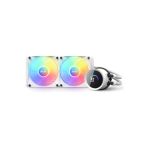 NZXT RL-KR240-W1 Kraken 240 RGB White AIO LiquidCPU Cooler