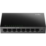 Cudy GS108 8 Port Gigabit Unmanaged Ethernet Network Switch  Ethernet Splitter Plug & Play Fanless Metal Design Shielded Ports