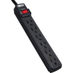 Tripp Lite TLP6B Surge Protector Power Strip6 Outlet 6' Cord Black