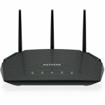 Netgear Nighthawk AX4 RAX36S Wi-Fi 6 IEEE 802.11 a/b/g/n/ac/ax DSL  Cable Wireless Router - Dual Band - 2.40 GHz ISM Band - 5 GHz UNII Band - 3 x Antenna(3 x External) - 384 MB/s Wirele