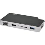 StarTech.com USB C Multiport Adapter  USB-C to 4K HDMI or VGA Video with 100W PD Pass-through  10Gbps USB Hub/MicroSD/GbE  USB-C Mini Dock - USB-C multiport adapter 10Gbps with 4K HDMI