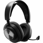 SteelSeries Arctis Nova Pro Gaming Headset - Stereo - Mini-phone (3.5mm) - Wired/Wireless - Bluetooth/RF - 40 ft - 38 Ohm - 10 Hz to 40 kHz - Over-the-head - Binaural - Circumaural - 3.