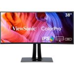 ViewSonic VP3881A 38-Inch IPS WQHD+ Curved Ultrawide Monitor with ColorPro 100% sRGB Rec 709  Eye Care  HDR10 Support  USB C  HDMI  USB  DisplayPort for Professional Home and Office - 3