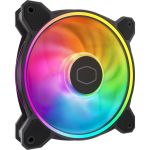 Cooler Master MFL-B2DN-21NP2-R2 MF120 HALO 2 Fan Addressable Gen 2 RGB 4-Pin (PWM) Black
