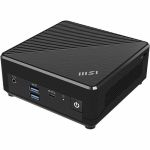 MSI Cubi N ADL-005US NUC Form Factor Min PC - Intel Pentium N200 - 4 GB - 128 GB HDD - WIN 11 PRO - MSI Cubi NUC PC is fully configured for purpose built business applications. Designed