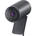 Dell WB5023 Webcam - 60 fps - USB 2.0 Type A - 2560 x 1440 Video - CMOS Sensor - Auto-focus - 78&deg; Angle - 4x Digital Zoom - Microphone - For Display Screen  Computer  Monitor