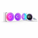 NZXT RL-KR42E-W2 Kraken Elite RGB 420mm Radiator (1x F420 RGB Core Single-Frame Fan) AIO Liquid Cooler with 2.72in IPS LCD White