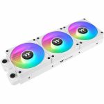 Thermaltake CT120 EX Reverse ARGB Sync PC Cooling Fan White (3-Fan Pack) - 3 Pack - 4.72in Maximum Fan Diameter - 3 x Fan(s) - 65.82 CFM Maximum Airflow - 2000 rpm - Hydraulic Bearing -