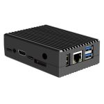 Geekworm N507 Passive Cooling Aluminum Alloy Metal Case with Power Button for Orange Pi 5/5B