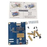 Geekworm M300 PCIe to M.2 Key-M NVMe SSD Shield TOP for Raspberry Pi 5