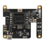 Geekworm Raspberry Pi 5 PoE Hat support 802.3af/at With PD Trigger Activation Type C Power Black