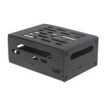 Geekworm X306-C1 Metal Case Compatible with Raspberry Pi Zero 2W and X306 V1.3/V1.5 Black