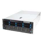 ASUS ESC8000A-E12-26W10G 4U Server rack-mountable Barebone AMD CPU24x DDR5 8x hot-swap 3.5in bay(s) 2x 10GbE  2600W Power Supply