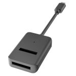 M.2 NVMe/SATA SSD Adapter with cable10GbpsBlackUSB3.2 Gen2 Type C