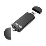 M.2 SATA SSD Enclosure5GbpsBlackDual Type C &Type A