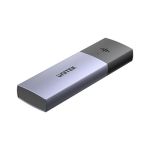 Unitek S1251AGY01 Smart Anti-Lost PCle M.2 SSD Enclosure w/ Find My Network Feature Space Grey