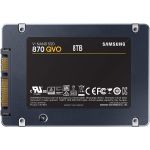 Samsung MZ-77Q8T0B/AM 8TB 870 QVO SATA III 2.5in Solid State Drive Reads 560 MB/s Writes 530 MB/s