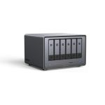 UGREEN DXP6800 PRO NASync 6-Bay NAS EnclosureIntel Core i5-1235U Processor 8GB DDR5 RAM 128GB SSD HDMI 2x Thunderbolt 4