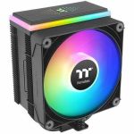 Thermaltake ASTRIA 400 ARGB Lighting CPU Cooler - 4.72in Maximum Fan Diameter - 1 x Fan(s) - 6 x Heat Pipe(s) - 65 CFM Maximum Airflow - 1800 rpm - 5V ARGB Header  2510 - 4Pin - Compati