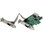 StarTech 2-Port Low Profile RS232 PCI-E Serial Card with 16550 UART  PEX2S553LP
