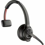Poly Savi 8210 UC DECT 1920-1930 MHz USB-A Headset - Mono - Wireless - Bluetooth/DECT - 590.6 ft - 20 Hz - 20 kHz - On-ear  Over-the-head - Monaural - Ear-cup - Noise Cancelling  Omni-d