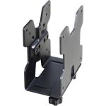 Ergotron CPU Mount for Thin Client  Flat Panel Display - Black - 6 lb Load Capacity - 75 x 75  100 x 100 - VESA Mount Compatible - Steel