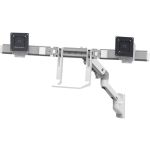 Ergotron Mounting Arm for Monitor  TV - White - 2 Display(s) Supported - 32in Screen Support - 17.50 lb Load Capacity - 100 x 100  75 x 75