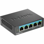 D-Link 5-Port Multi-Gigabit Unmanaged Switch - 5.0 Ports - 2.5 Gigabit Ethernet  Gigabit Ethernet - 2.5GBase-T  10/100/1000Base-T - 2 Layer Supported - 4.92 W Power Consumption - Twiste