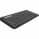 Logitech Pebble Keys 2 K380s - Wireless Connectivity - Bluetooth - 32.81 ft - USB Interface - Desktop  Search  Back  Dictation  Emoji  Menu  Screenshot  Volume Up  On/Off Switch  Easy-S