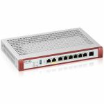 ZYXEL ZyWALL USG FLEX 100HP Network Security/Firewall Appliance - Intrusion Prevention - 8 Port - 10/100/1000Base-T - Gigabit Ethernet - 2.93 Gbit/s Firewall Throughput - SSL  DES  3DES