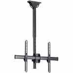 StarTech.com TV Ceiling Mount  Full-Motion Hanging Single Screen Vesa Mount for 32in-75in TVs / Displays - Height Adjustable Telescopic Pole - Full motion single TV ceiling mount for VE