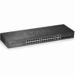 ZYXEL GS1920-24v2 24-Port Gigabit Smart Nebula Cloud Managed Switch with 4 SFP Uplinks - 24 Ports - Gigabit Ethernet - Nebula Cloud Manageable - Layer 2 Supported - 4 SFP Slots - Rack-m