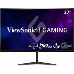 ViewSonic OMNI VX2718-PC-MHD 27 Inch Curved 1080p 1ms 165Hz Gaming Monitor with Adaptive Sync  Eye Care  HDMI and Display Port - 27in OMNI Gaming Monitor - Full HD 1920 x 1080 Resolutio
