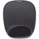 Kensington Comfort Gel Mouse Pad - Black - 1.50in Height x 9.37in Width x 13in Depth - Black - Gel - Skid Proof - 1 - TAA Compliant