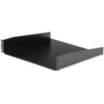 StarTech CABSHELF Standard Universal Server RackCabinet Shelf 44.2lb Weight Capacity Black