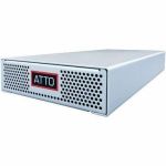 ATTO ThunderLink TLNS-5102-D00 100Gigabit Ethernet Adapter - Thunderbolt 5 - 100 Gbit/s Data Transfer Rate - Optical Fiber - QSFP28 - Desktop - TAA Compliant