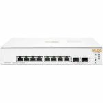 HPE Instant On 1930 8G 2SFP Switch - 10 Ports - Manageable - 3 Layer Supported - Modular - 2 SFP Slots - Optical Fiber  Twisted Pair - Desktop - Lifetime Limited Warranty