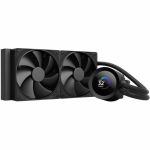 NZXT RL-KN280-B2 Kraken Plus 280mm Radiator CPU Liquid Cooler (2 x 140mm F140P Fans) with 1.54in Square LCD - Black