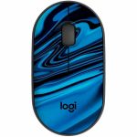 Logitech M340 Wireless Mouse with Limited Edition Prints  USB Receiver and Silent Clicks  Portable Wireless Mouse for Laptop  PC  Windows  Chrome  Surface  Blue Galaxy - Optical - Wirel