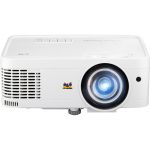 ViewSonic LS560WH 3000 Lumens WXGA Short Throw LED Projector with HV Keystone and LAN Control for Business and Education - LS560WH - 3000 Lumens WXGA Short Throw LED Lamp Free Projector