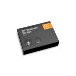 EKWB EK-Quantum Torque 6-Pack HDC 12 Fittings G1/4in BSP 4.5mm Male Thread Length Supports 12mm Solid Tubing Nickel