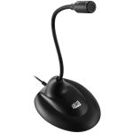 Adesso M1 Wired Condenser Microphone for Meeting Room  Conferencing - 6 ft - 20 Hz to 20 kHz - 680 Ohm -38 dB - Omni-directional - Gooseneck  Desktop - USB