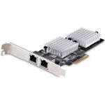 StarTech.com 2-Port 10Gbps PCIe Network Adapter Card  Network Card for PC/Server  PCIe Ethernet Card w/Jumbo Frame  NIC/LAN Interface Card - 2-port 10GbE capable PCIe network adapter ca