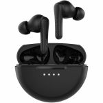 Belkin SoundForm Rhythm True Wireless Earbuds - Stereo - True Wireless - Bluetooth - 32.8 ft - Earbud - Binaural - In-ear - Noise Canceling - Black
