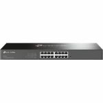 TP-Link DS1016GE Omada 16-Port Gigabit Easy SmartSwitch - 10.27 W Power Consumption Twisted Pair 1U High Desktop Rack-mountable