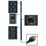 Eaton Tripp Lite Series 5.8kW Single-Phase Local Metered PDU  200-240V Outlets (8 C19 and 40 C13)  L6-30P  10 ft. (3.05 m) Cord  0U Vertical  TAA  70 in. - NEMA L6-30P - 8 x IEC 60320 C