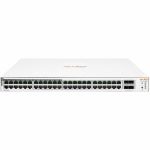 HPE Instant On 1830 48G 24p Class4 PoE 4SFP 370W Switch - 48 Ports - Manageable - Gigabit Ethernet - 1000Base-T  1000Base-X - 2 Layer Supported - Modular - 4 SFP Slots - 462.50 W Power