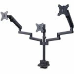 StarTech.com Triple Monitor Desk Mount For Up To Three 27in Screens  VESA 75x75/100x100  Tool-Less Arm Adjustments  C-Clamp/Grommet - Triple monitor desk mount for 27in displays  VESA 7